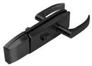 IPL311312GGBS/BL/PS Cerradura para puerta de vidrio ideal con manija y cerrojo