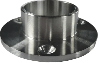 round flange for metal tube/pipe for custom post