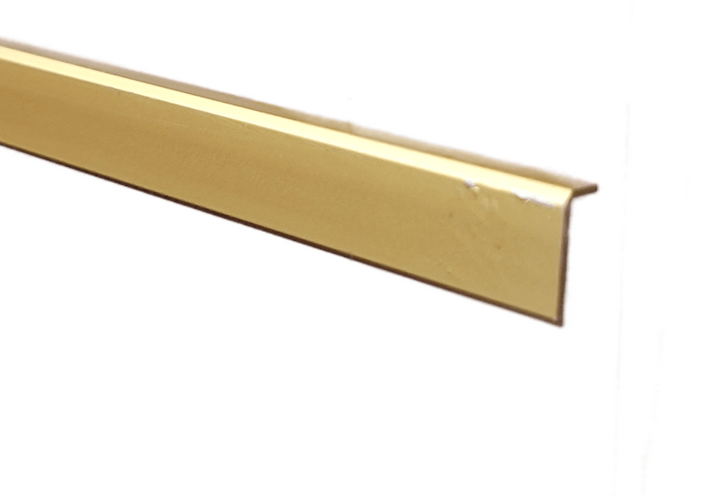 satin gold mirror edge channel aluminum 