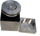 ISOSQ112112BS Brushed Stainless Square Standoff With Base 1-1/2"x 1-1/2"  SS316