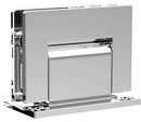 IHHWG111NHBS/BL Non-Hold Open Hydraulic Hinges Wall To Glass Hinge Pair SS316