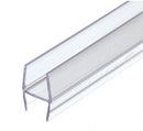 Sello de plástico H transparente IPS11 con patas duras para vidrio de 3/8"