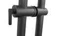 IGHL5548X48BL Tirador de escalera con bloqueo general de 60" de acero inoxidable negro mate CTC 48"