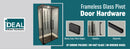 ISH01CP/BN/BM/BG Glass Pivot Top/Bottom Hinges