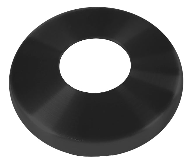 ICPR10516BL Black Round Base Cover For 42.4mm Round Tube SS316