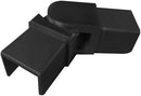 IEBADJ2521S16BL Black Adj. Elbow Elbow Horizontal Mini Caprail for 25x21 Tube SS316