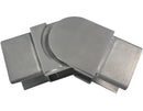 IEBVADJ40CAPBS Adjustable Square Cap Rail 40 x 40mm Handrail Connector SS316