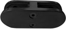 IGC180GG16BL Black 180-Degree Round Glass Clamp For 3/8"-1/2" Glass SS316