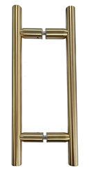 IGHS558X8PSS/BSS/BG/BM Round Pull Handle CTC 8" Ladder Back-to-Back Ladder Style Overall 12"