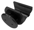 ISLLAGTUBEGMBL Matte Black Top Sliding Tube Glass Mount Clamps