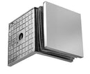 Square Wall To Glass Clamp 90 Degree For Fixed Panel