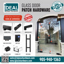 IPF2BS/PS/BL/SA Accesorio de parche de puerta superior ideal para vidrio de 10 mm a 12 mm