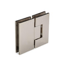 ISH222EDBM/CP/BN/BG/PN Black Glass to Glass 180 Degree Hinge