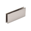 Square Glass To Glass Fixed Panel Clamp 180 Degree