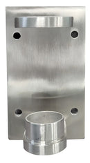 IGSIDEFLANGE424BS Brushed Stainless Side Flange for Round Tube 42.4mm SS316
