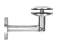 ICF01SBS Brush Stainless Wall To Glass Connection Adjustable Canopy