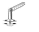 ICF02SBS Brush Stainless Glass Connection Adjustable For ICF Rod Canopy