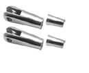 ICF316BS Brush Stainless Threaded Sleeve For ICF Rod