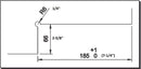 ICFH105BS/PS/BLFS 全套重型(室外)液压闭门器,适用于 10mm-12mm(3/8"-1/2") 厚玻璃