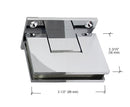 Wall To Glass Movable Clamp For Transom
