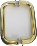 IGH6X6DCMCP/BN/BM/BG/GP/PN Manija para puerta de ducha CTC Mango en D de 6"