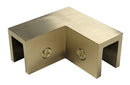 gold sleeve clamp for glass/wood