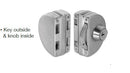 IPL5A5BBSS/PSS/BL  Glass To Glass Lock No-Cutout For Glass 10-12mm
