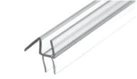 IPS6 Clear Bottom Water Dispersal Wipe with Drip Rail for 3/8" Glass 84"