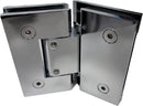 ISHV333AEDBN/BM/CP/BG Bisagra de vidrio a vidrio ajustable de alta resistencia de 135 grados