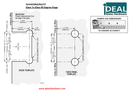 ISH444EDCP/BN/BM/BG/PN Glass to Glass 90 Degree Hinge