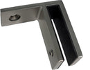ISSPFEBWALL Stainless Slim Wall To Glass Clamp For 3/8"-1/2" Glass