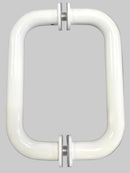 white round glass handle