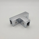 IGSCT18090CP/BN/BM Square T 玻璃到玻璃固定面板连接器，适用于 10-12mm 玻璃