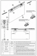 ISLROLLER80SCSA/BSS/BL Soft Close Top Hung Single Glass Door Sliding for 3/8"-1/2" Glass 80kg