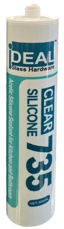 IG735 Sanitary Clear Silicone Sealant, 300 ML Oz Cartridge