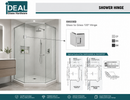 ISH333AEDBN/BM/CP/BG Adjustable Glass to Glass 135 Degree Hinge