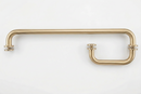 ITB6X18CMCP/BN/BM/BG/PN 理想圆形 6"x18" 毛巾杆与金属垫圈的组合