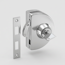 IPL4A BSS /PSS Wall To Glass Lock No-Cutout For Glass (One Side)