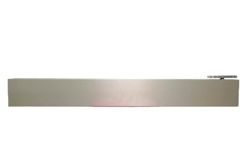 IDR100TOPBS-Left Brushed Stainless Top Glass Door Rail 35-3/4