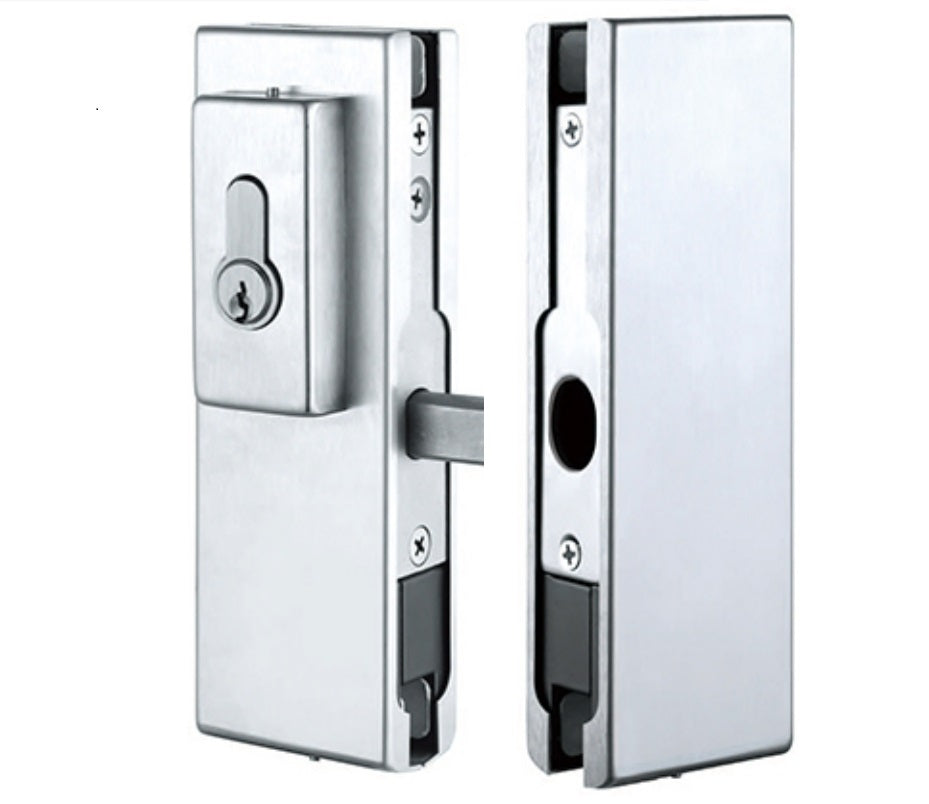IPL1A1BBS/BL Ideal Center Patch Lock For Glass Doors 10-12mm
