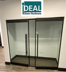 IDR100BL Riel de puerta hidráulico inferior negro 4"- 35-3/4