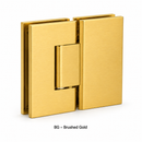 ISH222AEDCP/BM Adjustable Chrome Glass to Glass 180 Degree Hinge