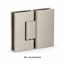 ISH222AEDCP/BM Adjustable Chrome Glass to Glass 180 Degree Hinge