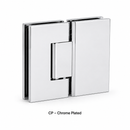 ISH222AEDCP/BM Adjustable Chrome Glass to Glass 180 Degree Hinge