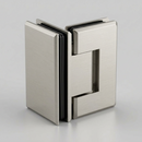 ISHP44 CP / BN Beveled Glass to Glass 90 Degree Hinge