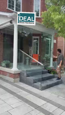 IHHGG222HOBS/BL Hold-Open Hydraulic  Hinges Glass to Glass 180 Degree Pair SS316