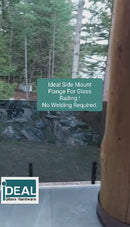 IGSIDEFLANGE4040BS/BL Side Mount Flange For Square Tube 40mm X40 mm Post SS316