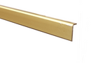satin gold mirror edge channel aluminum 