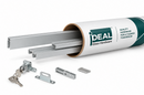 ISLFR147KITGYSA Satin Anodized Showcase Sliding Kit For 1/4" Glass Bi-Parting 12ft
