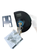 black lock for glass door